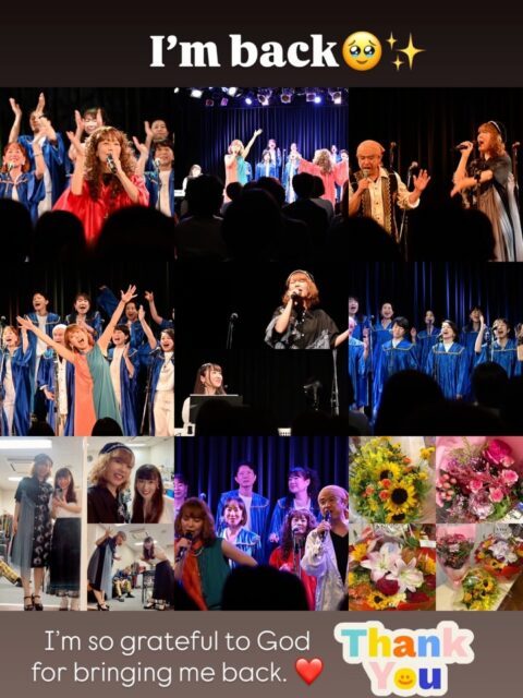 I’M BACK‼︎‼︎🎤✨🙌
I couldn’t sing for more than 9 months, and losing my voice was really hard.It was such a difficult season for me.🥶😭
God is truly our Healer! 🙏❤️🙌
I got the green light to sing again 2 months ago, and I’m so happy to be able to worship through singing again! 🎶🙌I’m sooooo grateful to God for bringing me through this journey and giving me my voice back.
And to everyone who has supported me, prayed for me, encouraged me, and continued to believe in me — thank you from the bottom of my heart. ❤️
I’m so grateful to have such wonderful friends, my family, members, family and supporters around me.
Thank you for welcoming me back! 🥹❤️
To God be the glory🙌🙌🙌Let’s sing again! 🎤✨

#thankyoujesus #shiho #gospelsinger #imback #godisahealer